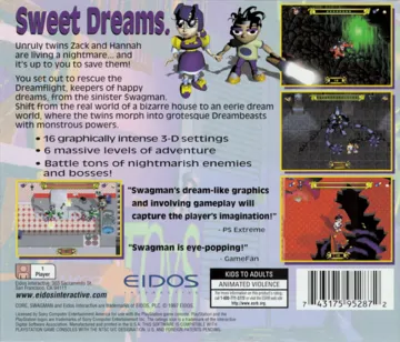 Swagman (EU) box cover back